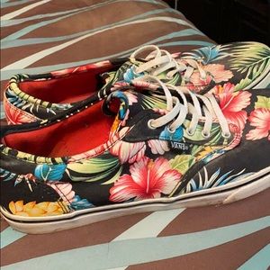 Floral old skool Vans